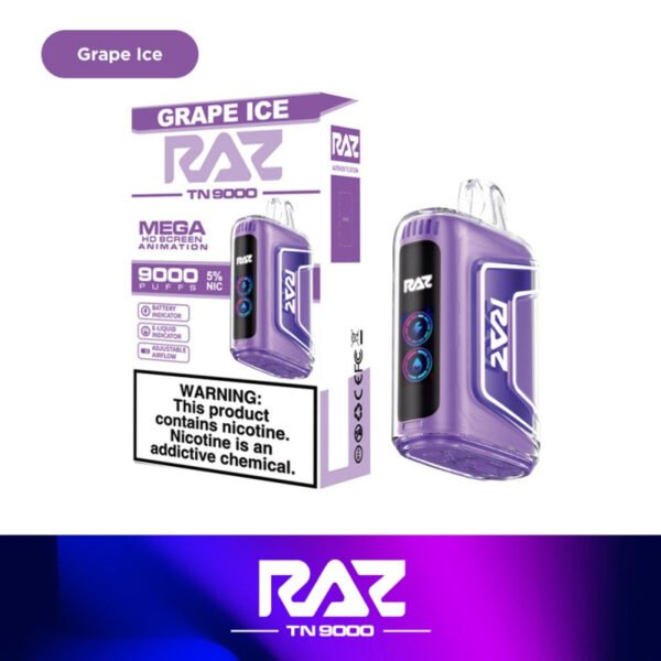 RAZ TN9000 – Grape Ice