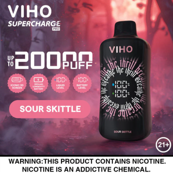 VIHO Supercharge 20k Pro – Sour Skittle