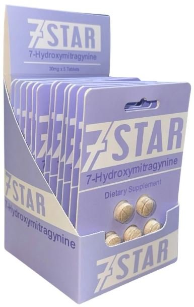 7 Star 7-Hydroxymitragynine Extract Tablets 30mg per Tablet