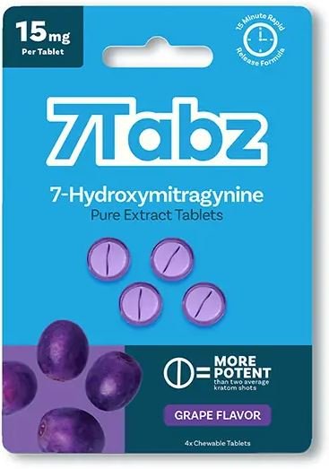 7Tabz 7-Hydroxymitragynine Kratom Extract Tablets
