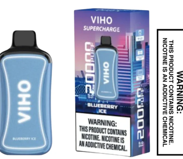Blueberry Ice Viho Supercharge Vape 20000 Puffs