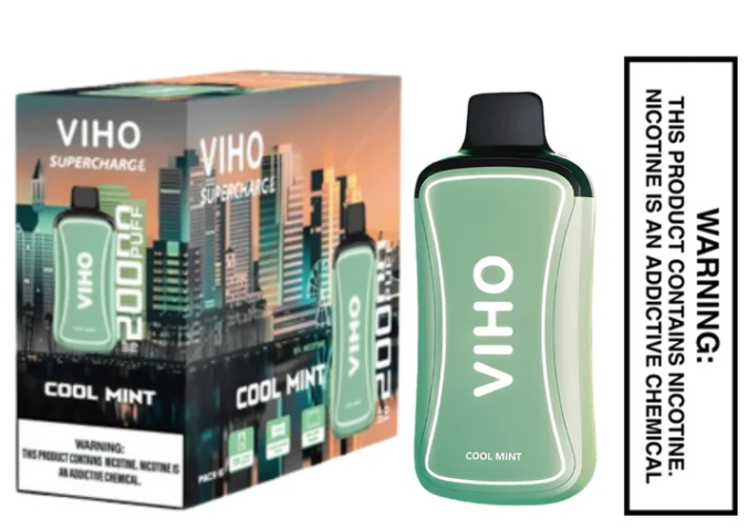 Cool Mint Viho Supercharge Vape 20000 Puffs