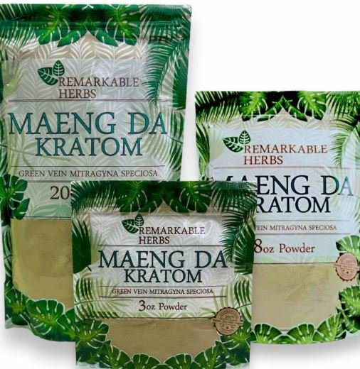 Green Maeng Da Powder | Remarkable Herbs Kratom